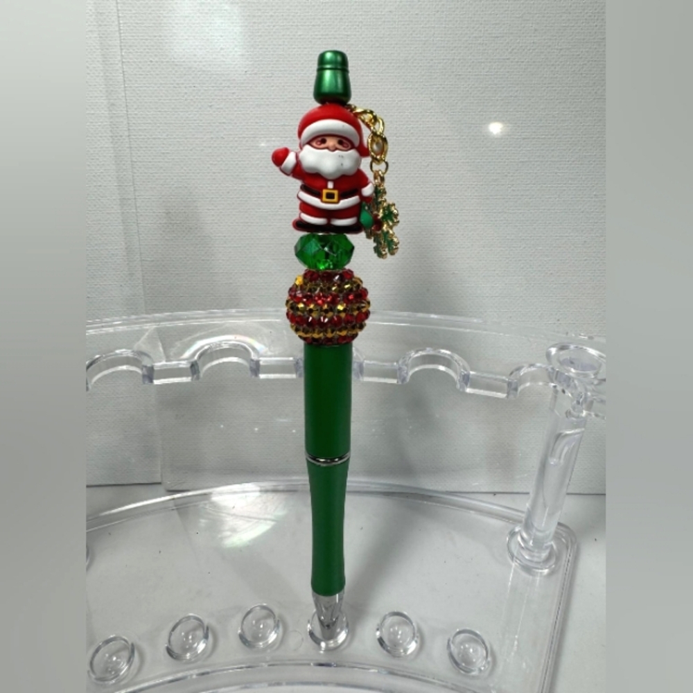 Beaded Christmas pen